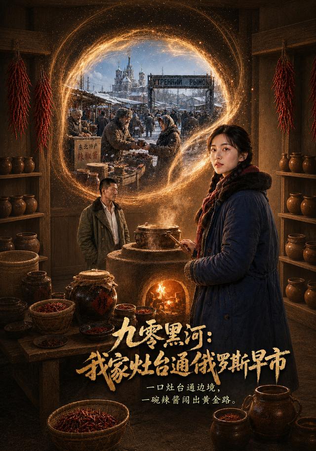 九零黑河：我家灶台通俄罗斯早市(全集)